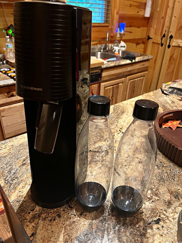 Sodastream black soda maker - black,